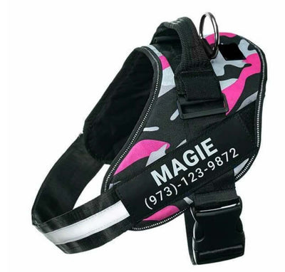Personalized Custom Reflective Breathable Dog Harness