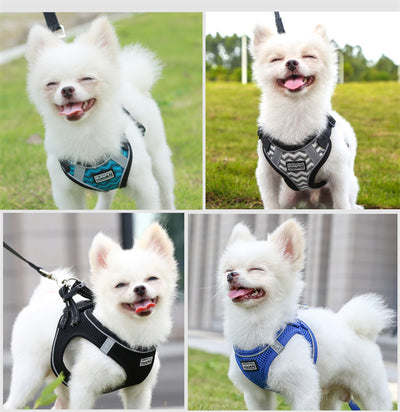 Dog Chest Harness Traction Suit Clothes Dog Chain Dog Leash